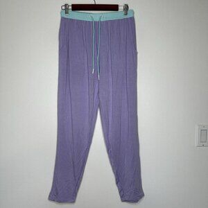 Jambys Breathable No Sweat Sweatpants long Lavender Mint pockets Size M
